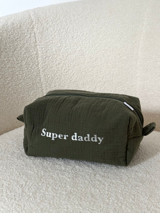 Trousse de toilette "Super daddy" 🇫🇷