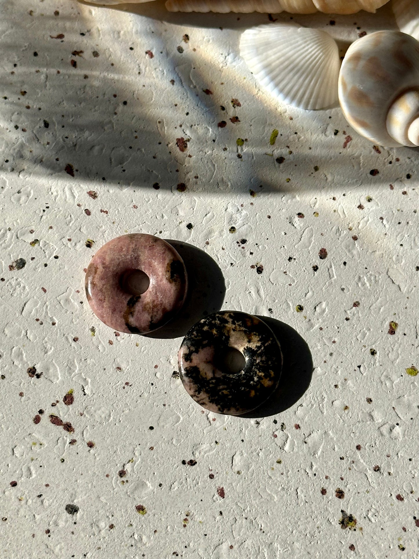 Boucles d'oreilles personnalisables - donuts en pierres naturelles 🇫🇷