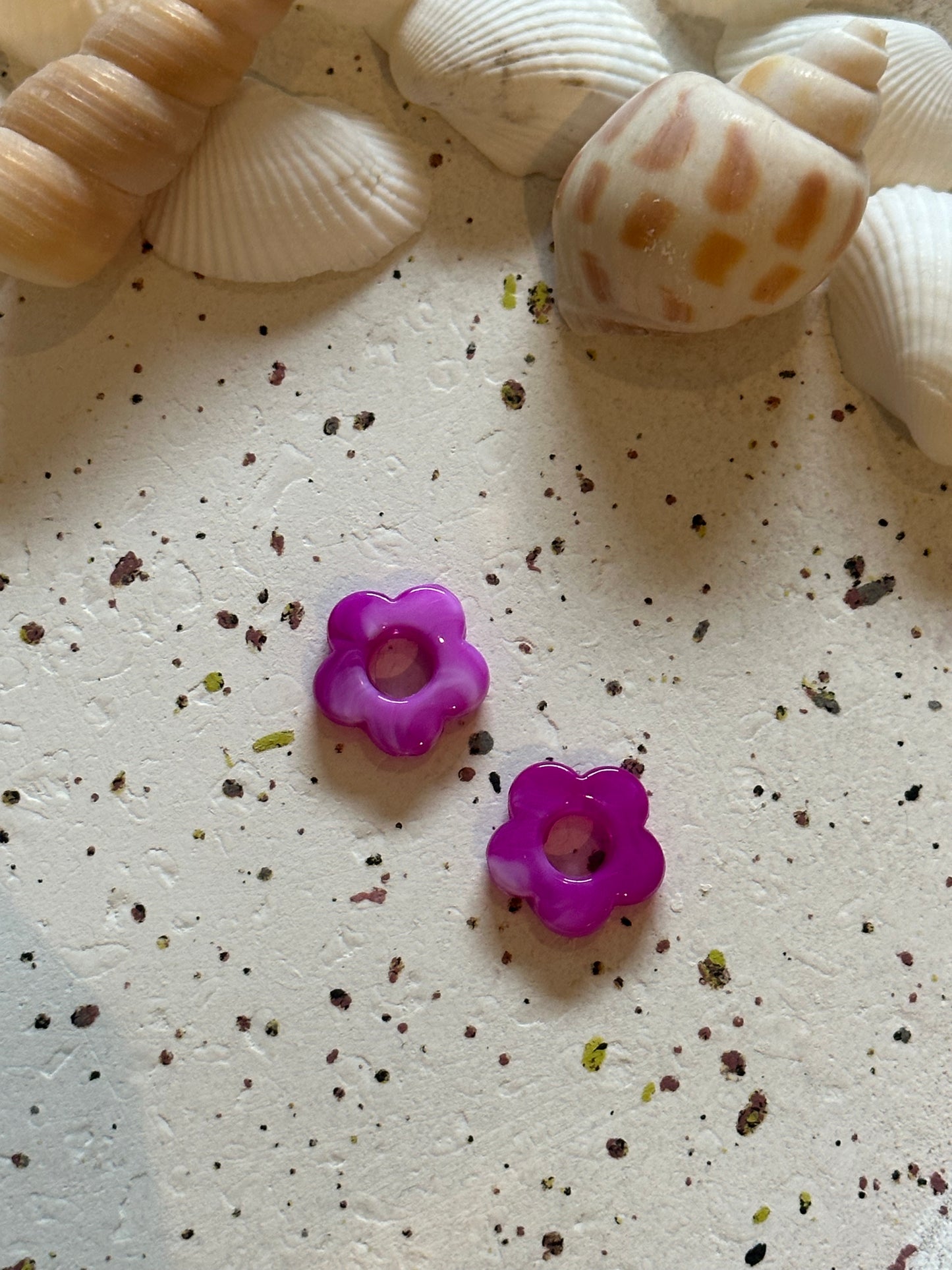 Boucles d'oreilles personnalisables - petites fleurs 🇫🇷